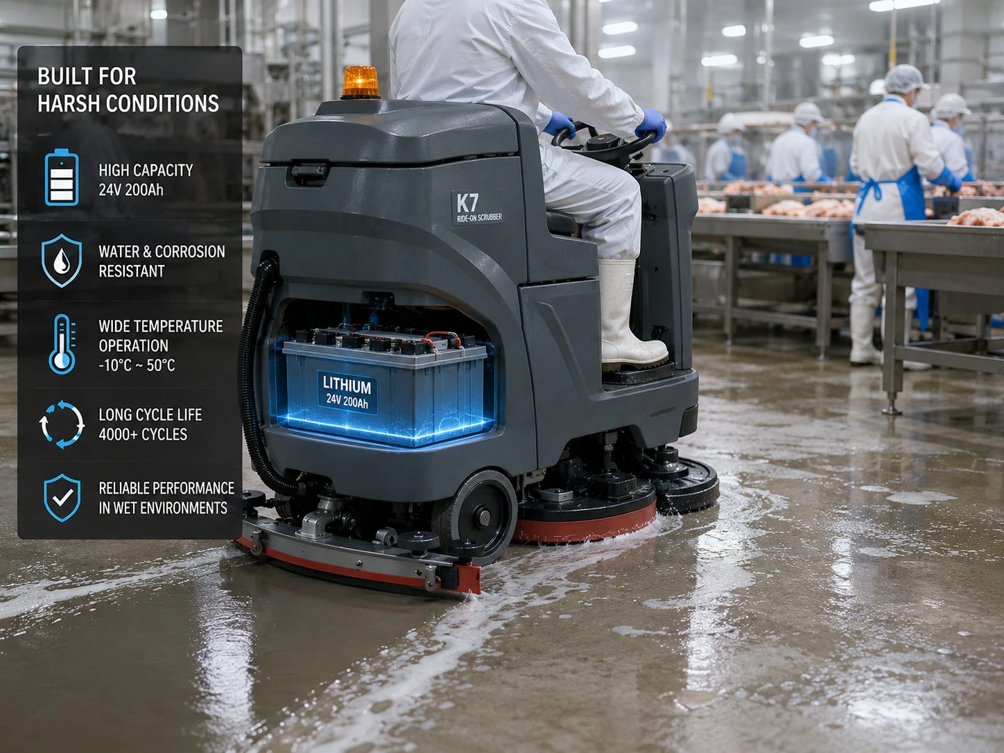 Batiri Scrubber Floor ni Wet vs Gbẹ Ayika: Itọsọna Aṣayan